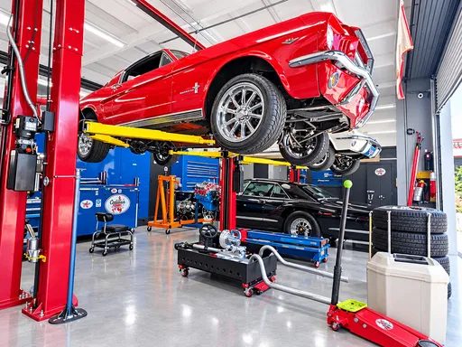 Authentic workshop photograph from Cedillo's Classic & Auto Repair in Fullerton, California