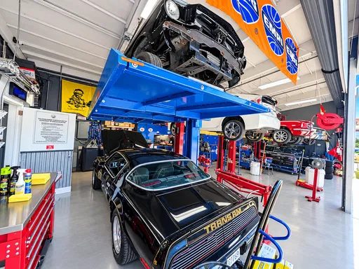 Authentic workshop photograph from Cedillo's Classic & Auto Repair in Fullerton, California