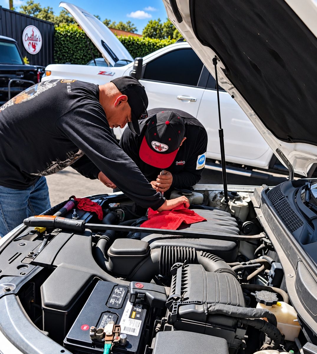 Real vehicle service photo from Cedillo's Classic and Auto Repair in Fullerton